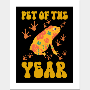 Pet Of The Year Is A Frog Posters and Art